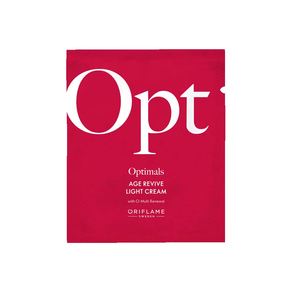 Лёгкий антивозрастной крем для лица Optimals (пробник)